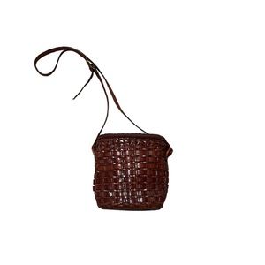 Vintage Valerie Stevens Woven Bucket Purse
